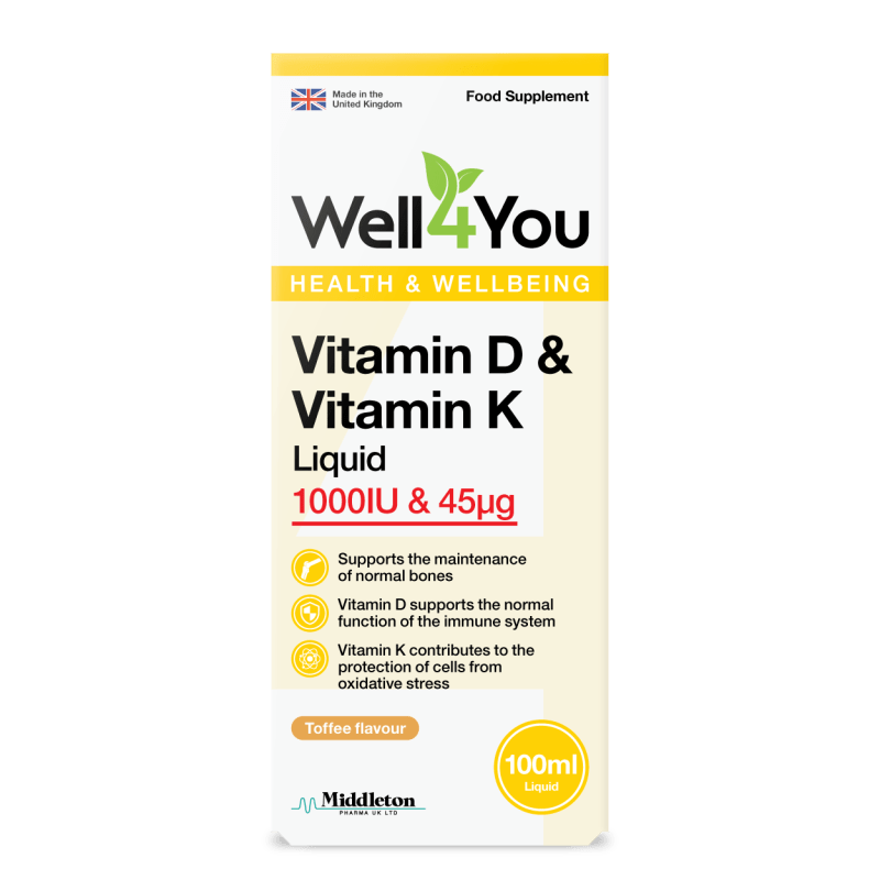 Vitamin D & K Liquid Middleton Pharma